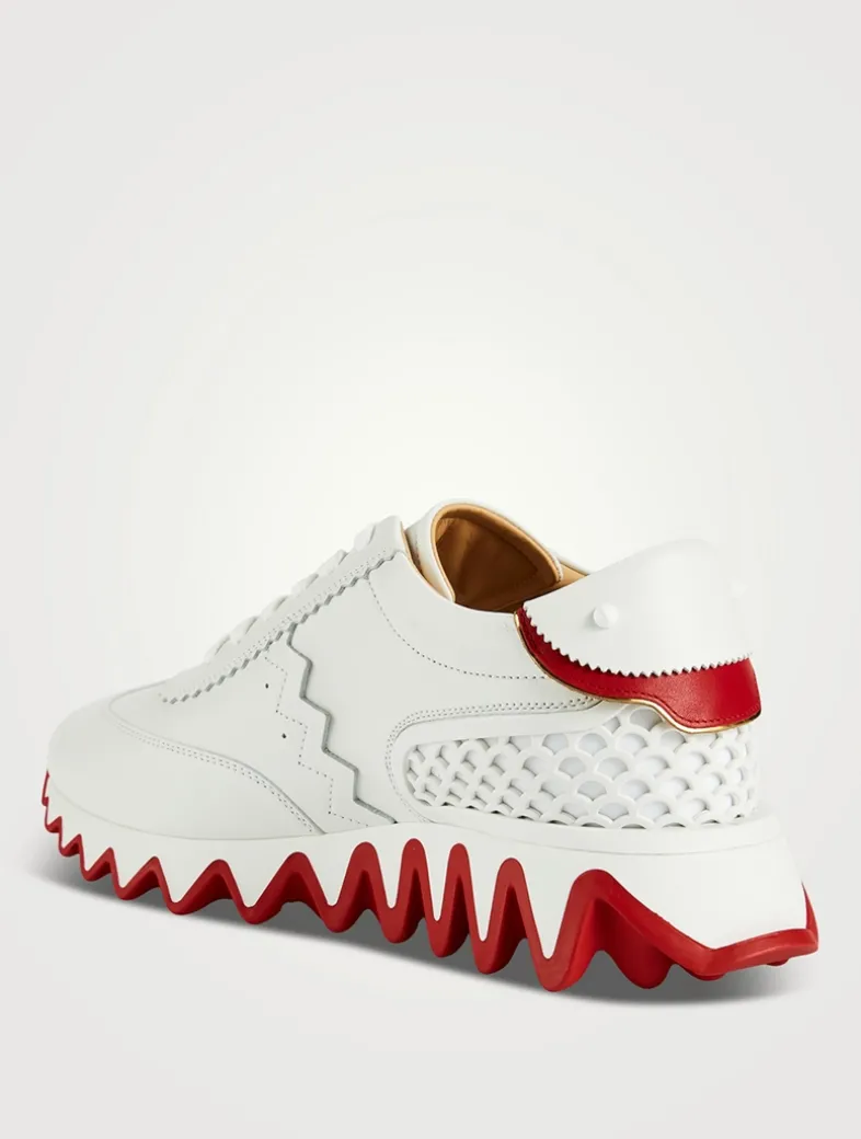 Loubishark Donna Neoprene And Leather Sneakers