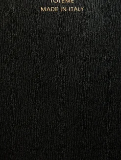 Lounge Embroidered Leather Tote Bag