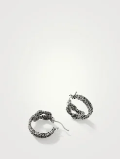 Love Knot 20mm Hoop Earrings