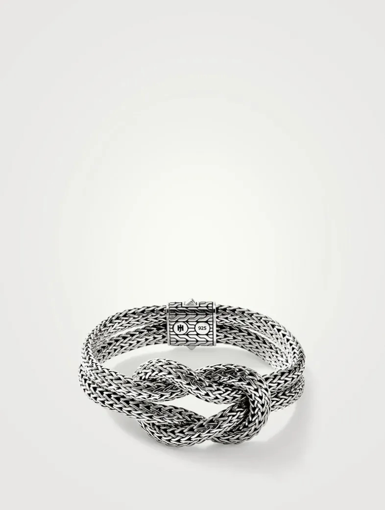 Love Knot Silver 6.5mm Small Chain Bracelet