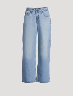 Low-Rise Wide-Leg Jeans