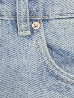 Lucila Wide-Leg Denim Shorts