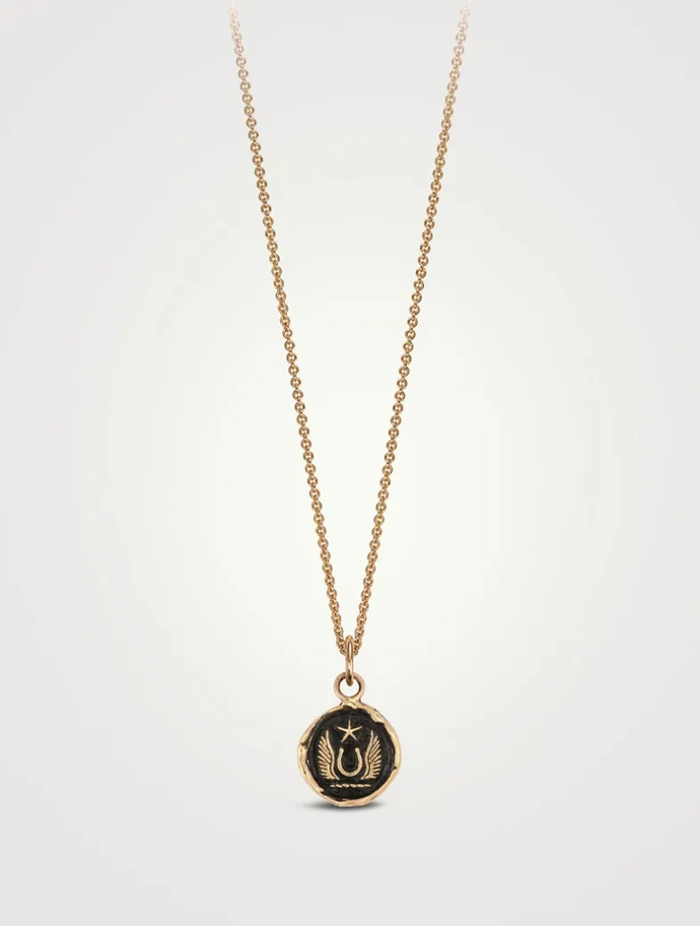 Luck & Protection 14K Gold Talisman Necklace