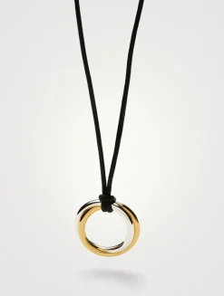 Lucy Williams Entwine Pendant Cord Necklace