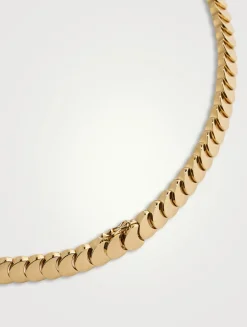 Luna 18K Gold Choker Necklace