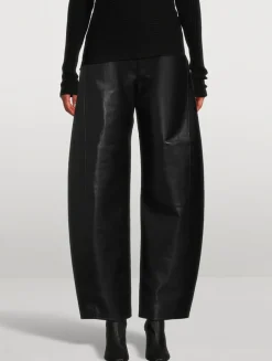 Luna Pieced Barrel-Leg Trousers