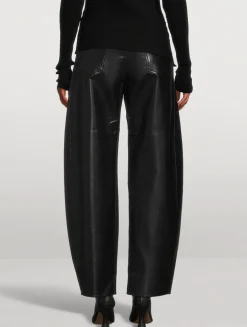 Luna Pieced Barrel-Leg Trousers