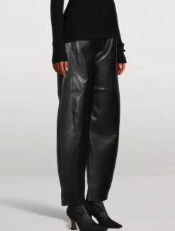 Luna Pieced Barrel-Leg Trousers