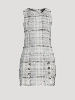 Lurex Raschel Tweed Sheath Dress