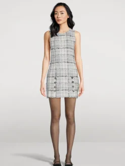 Lurex Raschel Tweed Sheath Dress