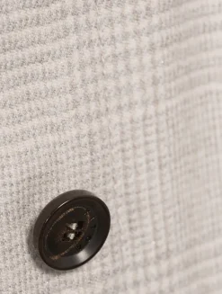 Lurex Shirt In Plaid Print