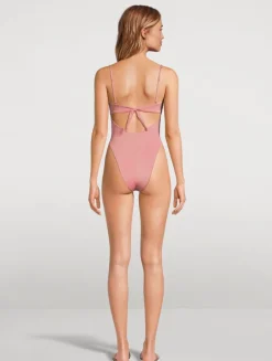 Mabel Underwire Bandeau One-Piece Swimsuit