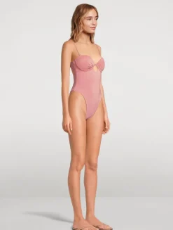 Mabel Underwire Bandeau One-Piece Swimsuit