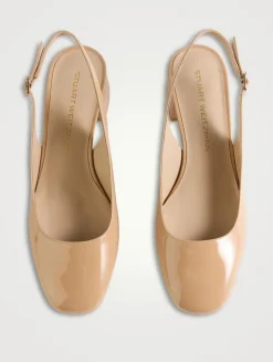 Maeve Patent Leather Slingback Pumps