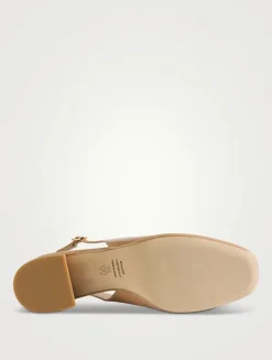 Maeve Patent Leather Slingback Pumps