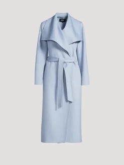 Mai Belted Wool Wrap Coat