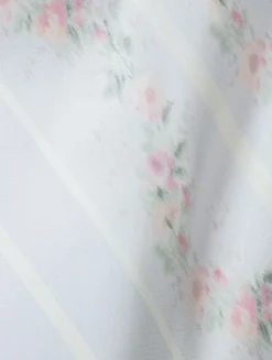 Malina Satin Slip Skirt In Floral Print