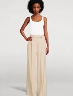 Marbeau Wide-Leg Trousers