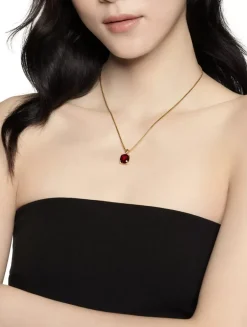 Marbella Pendant In 18k Yellow Gold With Amethyst, 12mm