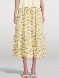 Marcie Maxi Skirt In Floral Print