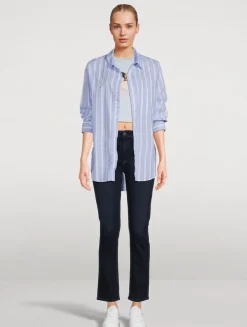 Mari High-Rise Slim Straight Jeans