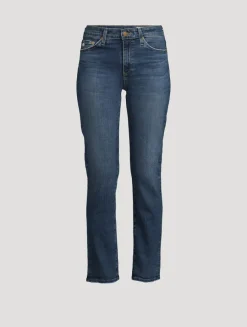 Mari Slim Straight Jeans