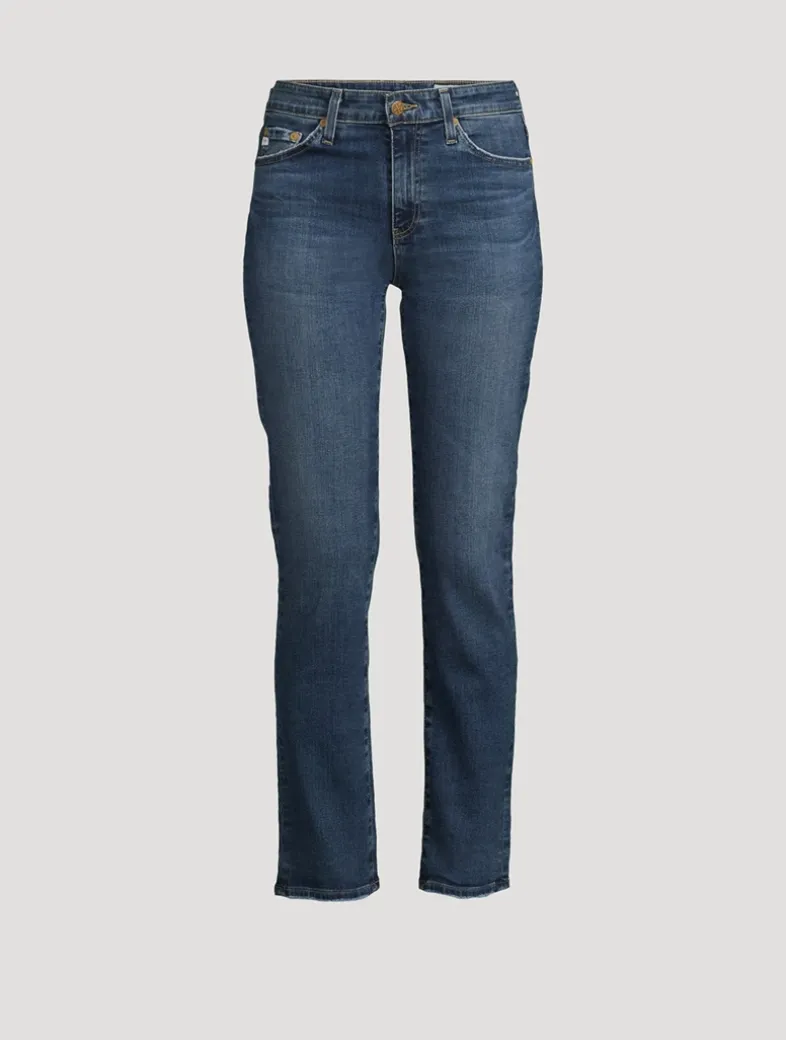 Mari Slim Straight Jeans