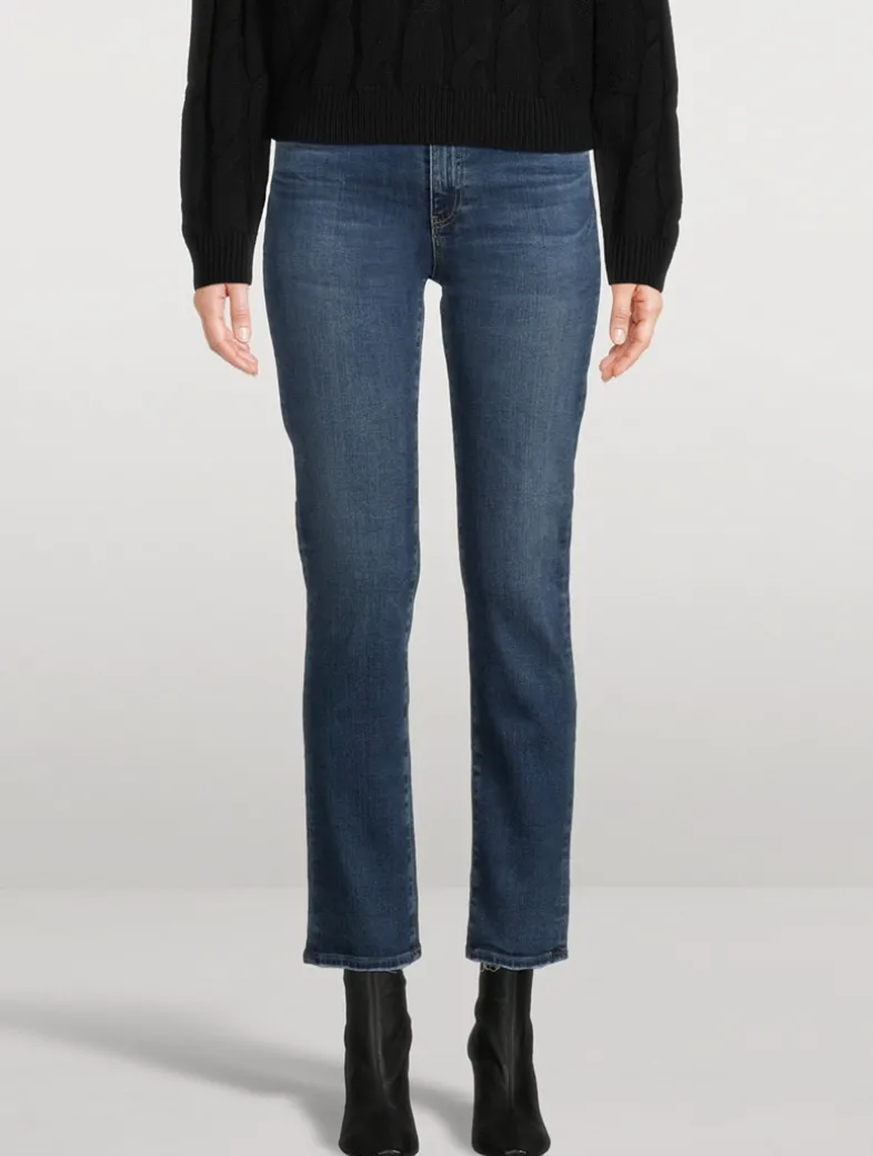Mari Slim Straight Jeans