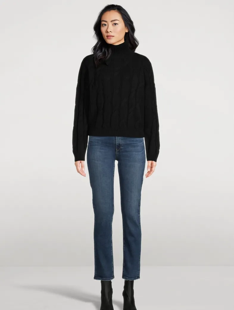 Mari Slim Straight Jeans