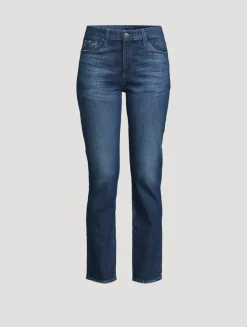 Mari Slim Straight Jeans