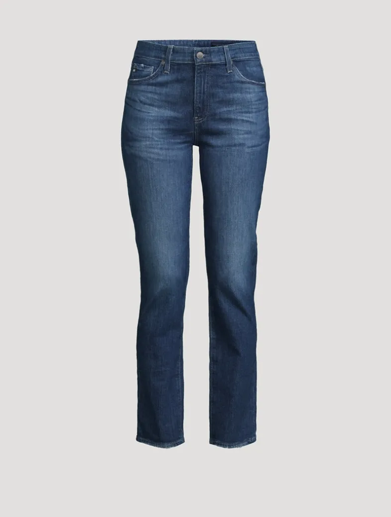 Mari Slim Straight Jeans