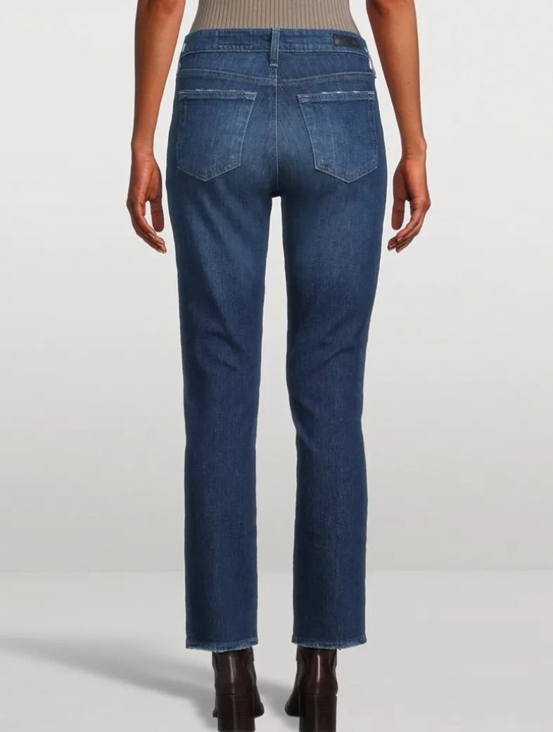 Mari Slim Straight Jeans