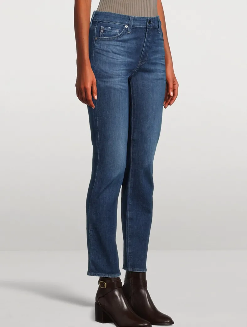Mari Slim Straight Jeans