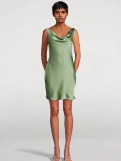 Maria Satin Mini Dress