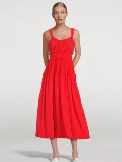 Marianne Smocked Midi Dress