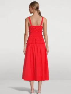 Marianne Smocked Midi Dress