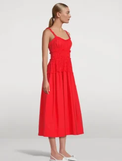 Marianne Smocked Midi Dress