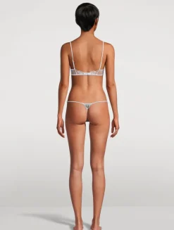 Mathilde Embroidered Demi Plunge Bra