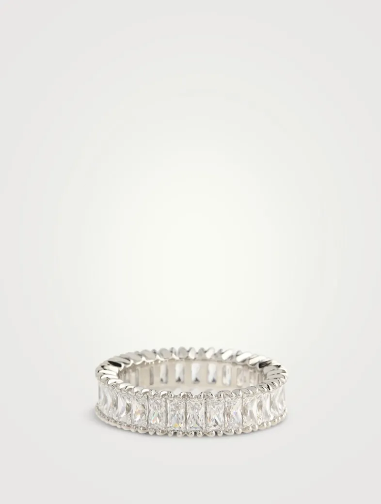 Matrix Baguette Crystal Ring