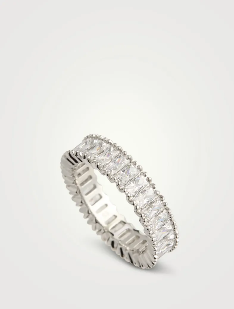 Matrix Baguette Crystal Ring