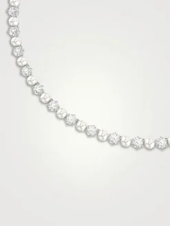 Matrix Crystal Tennis Necklace