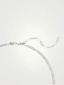 Matrix Mixed Cut Crystal Y Necklace