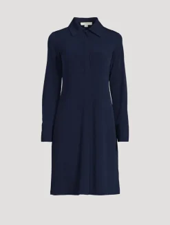 Matte Jersey Polo Dress