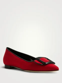 Maysale Wool Ballet Flats