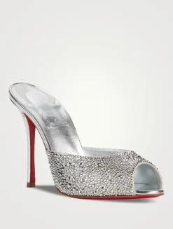 Me Dolly Strass Suede Mules