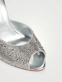 Me Dolly Strass Suede Mules