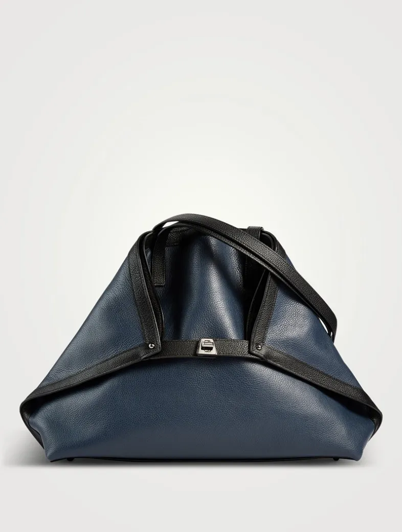 Medium Ai Leather Shoulder Bag