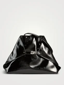 Medium Ai Patent Leather Shoulder Bag