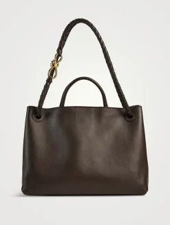 Medium Andiamo Leather Bag