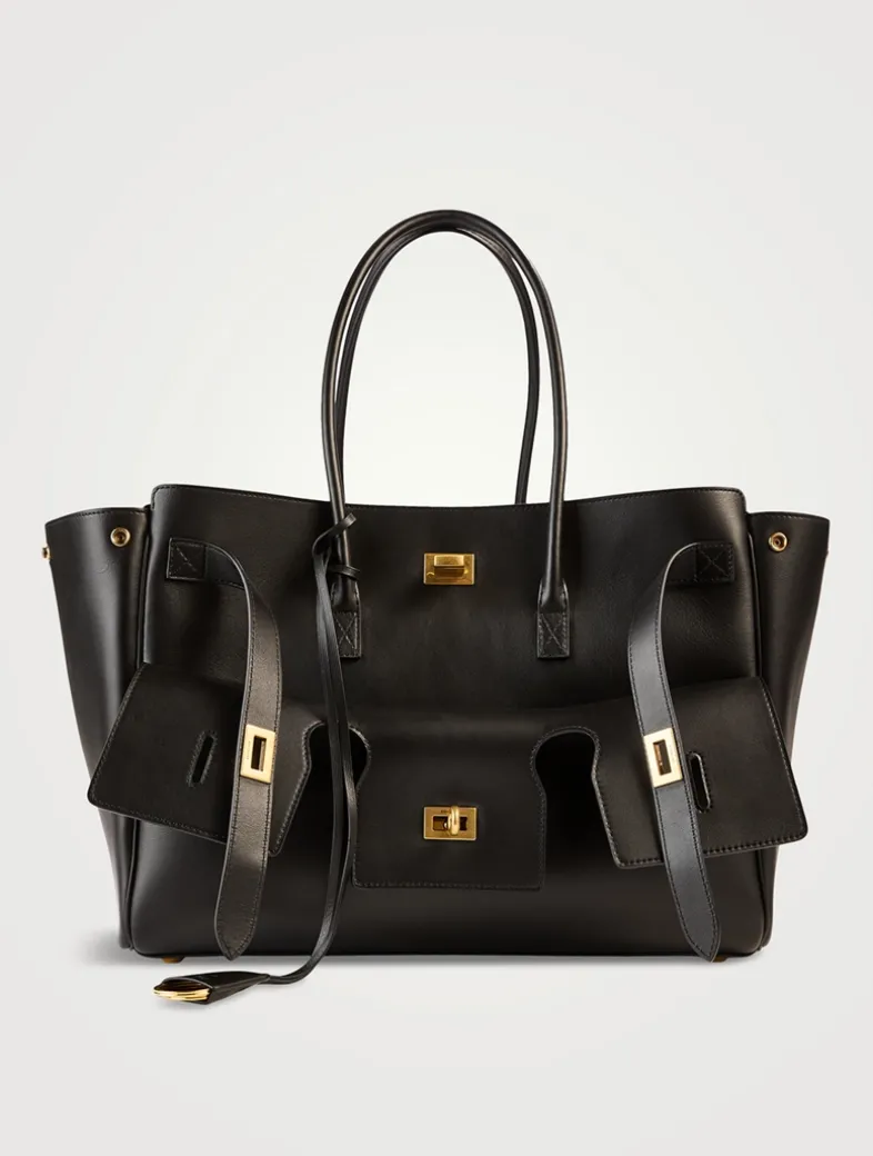 Medium Bel Air Leather Tote Bag